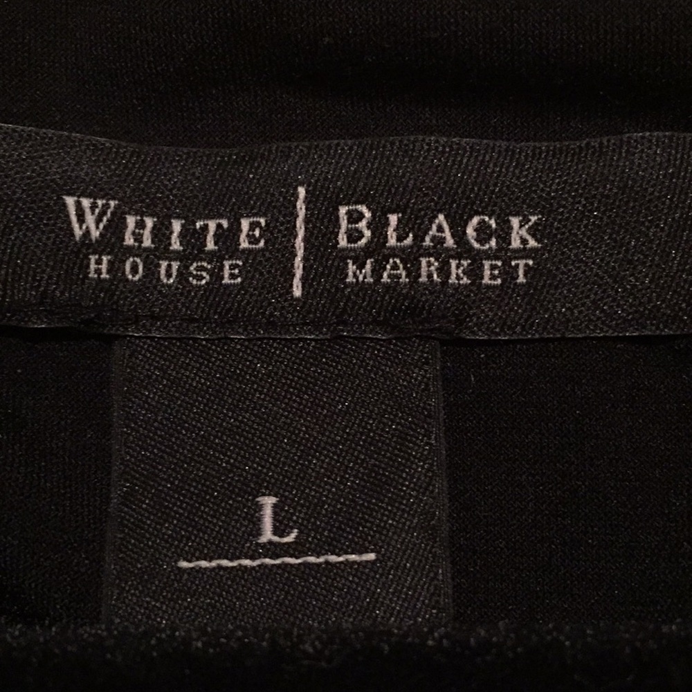 black shirt with silver rhinestones - Picture 4 of 5